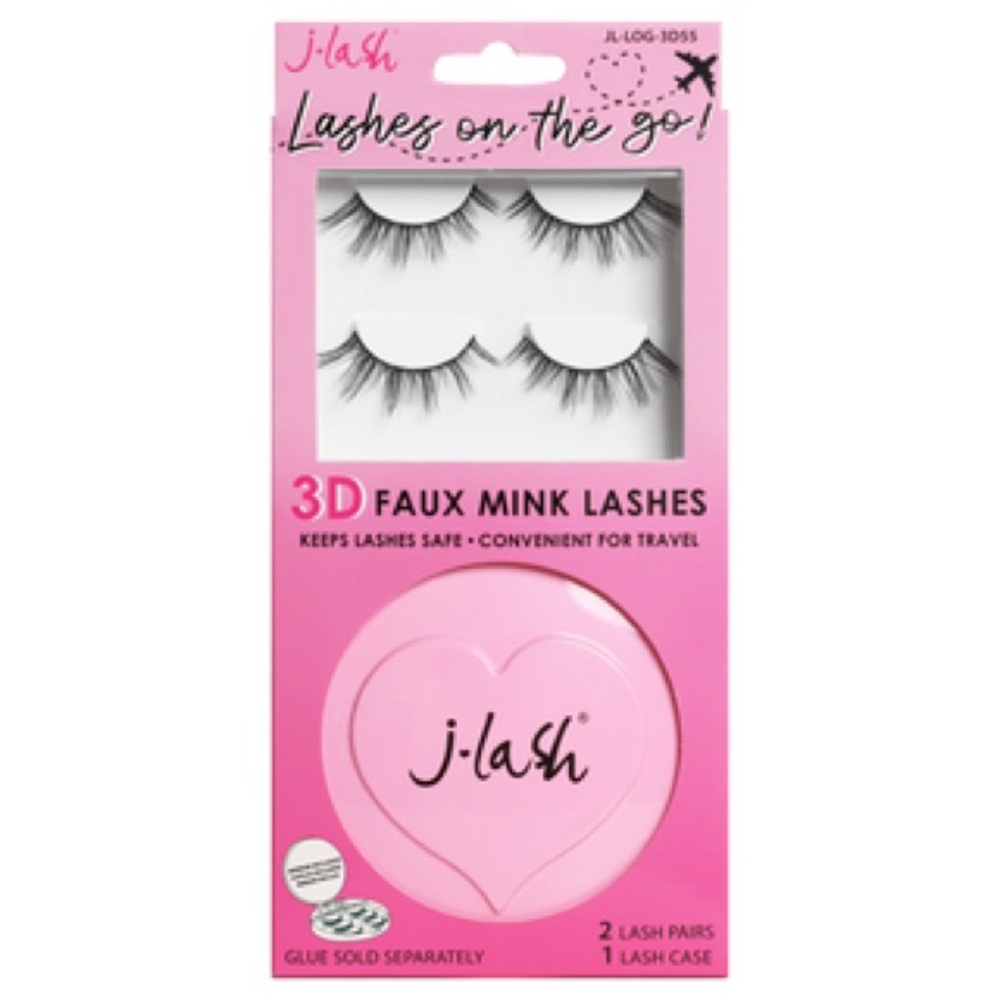 J-lash Lashes on the Go! - 3D Faux Mink Lashes